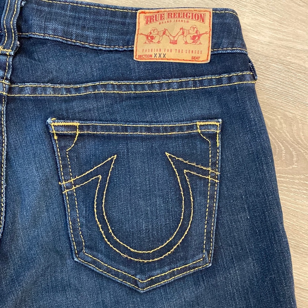 True Religion dark wash denim size 25